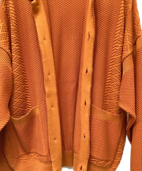 yashiki（ヤシキ）yashiki (ヤシキ) ニットカーディガン オレンジ サイズ:2の古着・服飾アイテム