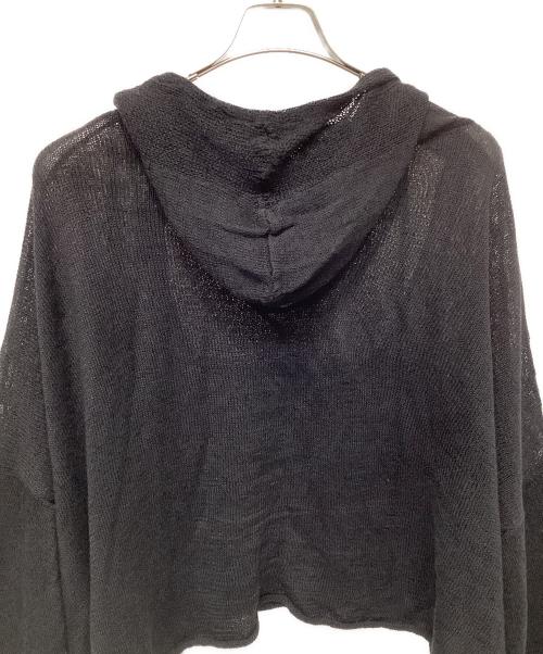 Y's（ワイズ）Y's (ワイズ) JERSEY BROAD STITCH SKIPPER HOODIE PULLOVER ブラック サイズ:Ｓの古着・服飾アイテム