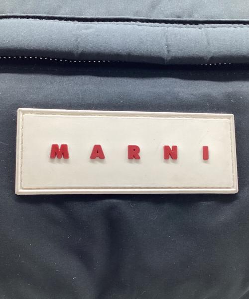 MARNI（マルニ）MARNI (マルニ) ロゴパッチ パフ ラージ ショルダー ベルトバッグ ブラックの古着・服飾アイテム