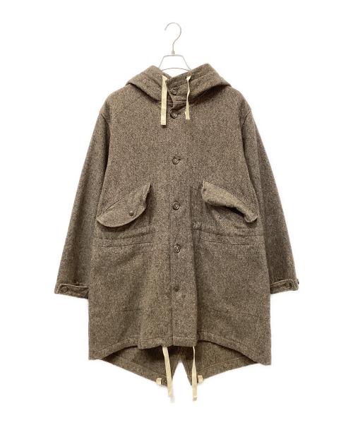 Engineered Garments（エンジニアドガーメンツ）Engineered Garments (エンジニアードガーメンツ) ウールフーデットコート ベージュ サイズ:Sの古着・服飾アイテム
