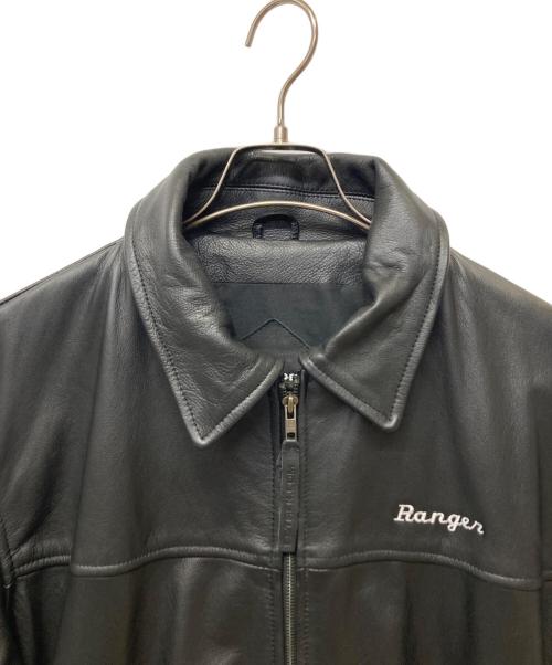 all american quarter horse congress（オールアメリカンクォーターホースコングレス）all american quarter horse congress (オールアメリカンクォーターホースコングレス) レザージャケット ブラック サイズ:Mの古着・服飾アイテム