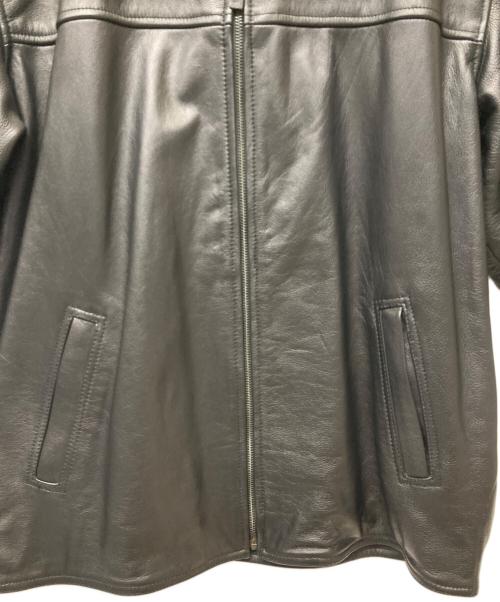 all american quarter horse congress（オールアメリカンクォーターホースコングレス）all american quarter horse congress (オールアメリカンクォーターホースコングレス) レザージャケット ブラック サイズ:Mの古着・服飾アイテム