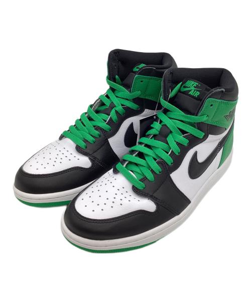 NIKE（ナイキ）NIKE (ナイキ) Air Jodan1 Retoro High OG ブラック×グリーン サイズ:9の古着・服飾アイテム
