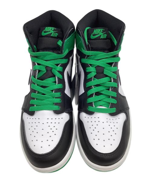 NIKE（ナイキ）NIKE (ナイキ) Air Jodan1 Retoro High OG ブラック×グリーン サイズ:9の古着・服飾アイテム