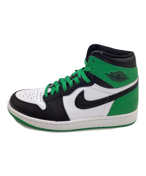 NIKE（ナイキ）NIKE (ナイキ) Air Jodan1 Retoro High OG ブラック×グリーン サイズ:9の古着・服飾アイテム