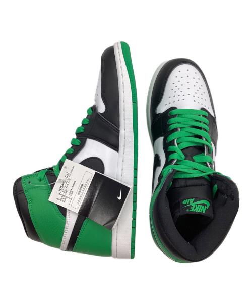 NIKE（ナイキ）NIKE (ナイキ) Air Jodan1 Retoro High OG ブラック×グリーン サイズ:9の古着・服飾アイテム