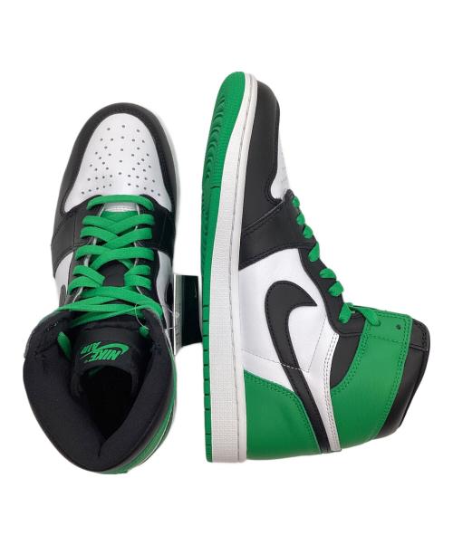 NIKE（ナイキ）NIKE (ナイキ) Air Jodan1 Retoro High OG ブラック×グリーン サイズ:9の古着・服飾アイテム