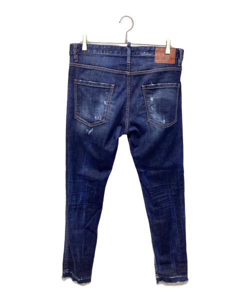 DSQUARED2（ディースクエアード）DSQUARED2 (ディースクエアード) デニムパンツ ネイビー サイズ:44の古着・服飾アイテム