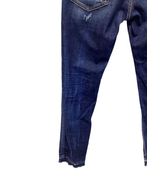 DSQUARED2（ディースクエアード）DSQUARED2 (ディースクエアード) デニムパンツ ネイビー サイズ:44の古着・服飾アイテム