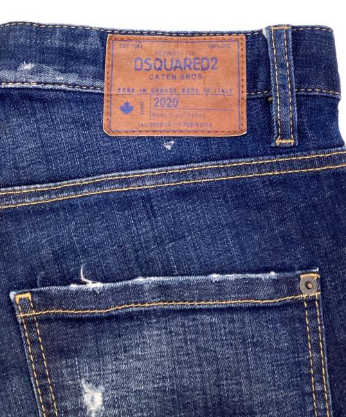 DSQUARED2（ディースクエアード）DSQUARED2 (ディースクエアード) デニムパンツ ネイビー サイズ:44の古着・服飾アイテム