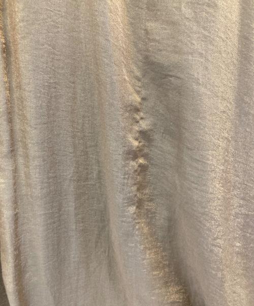 Kaene（カエン）Kaene (カエン) シャンブレーAラインドレス ブラウン サイズ:Mの古着・服飾アイテム