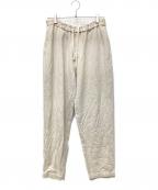 MITTANミッタン）の古着「麻パンツ」｜アイボリー