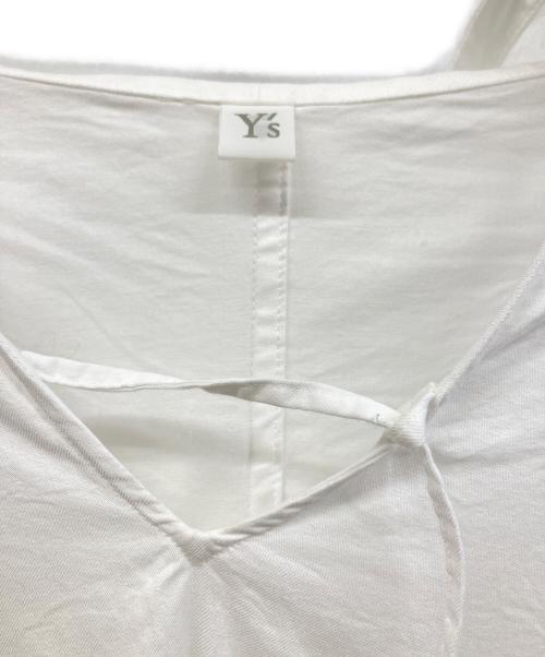 Y's（ワイズ）Y's (ワイズ) THIN COTTON TWILL HOODIE PULL OVER ホワイト サイズ:Sの古着・服飾アイテム