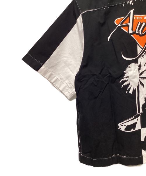 PRADA（プラダ）PRADA (プラダ) 半袖シャツ ブラック×オレンジ サイズ:Lの古着・服飾アイテム