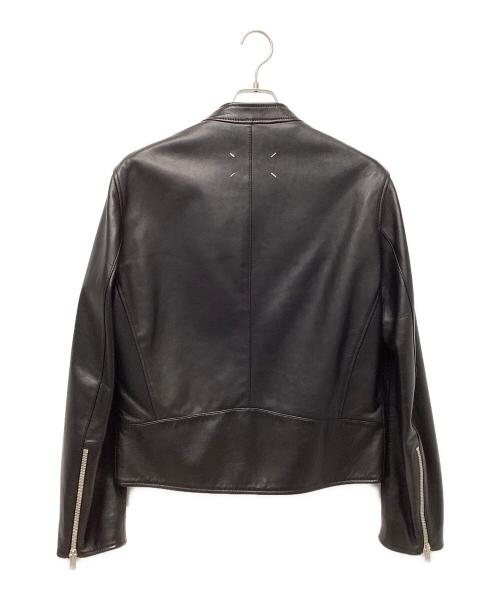 Maison Margiela（メゾンマルジェラ）Maison Margiela (メゾンマルジェラ) 5zip Leather Jacket ブラック サイズ:48の古着・服飾アイテム