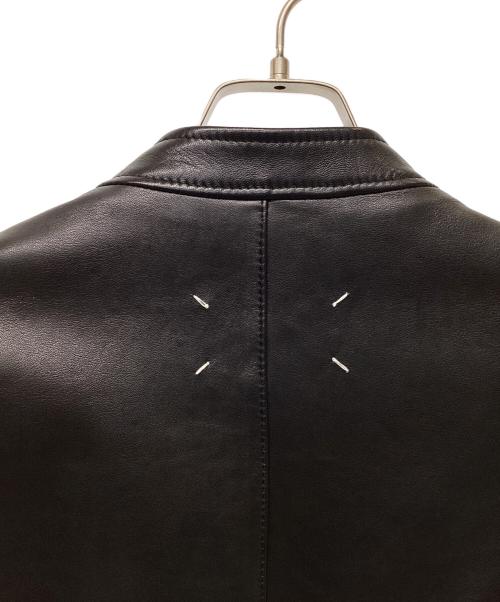 Maison Margiela（メゾンマルジェラ）Maison Margiela (メゾンマルジェラ) 5zip Leather Jacket ブラック サイズ:48の古着・服飾アイテム