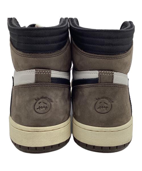 NIKE（ナイキ）NIKE (ナイキ) Travis Scott (トラヴィス・スコット) AIR JORDAN 1 RETRO HIGH OG TS SP ホワイト×ブラウン サイズ:8.5の古着・服飾アイテム