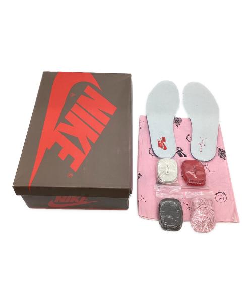 NIKE（ナイキ）NIKE (ナイキ) Travis Scott (トラヴィス・スコット) AIR JORDAN 1 RETRO HIGH OG TS SP ホワイト×ブラウン サイズ:8.5の古着・服飾アイテム