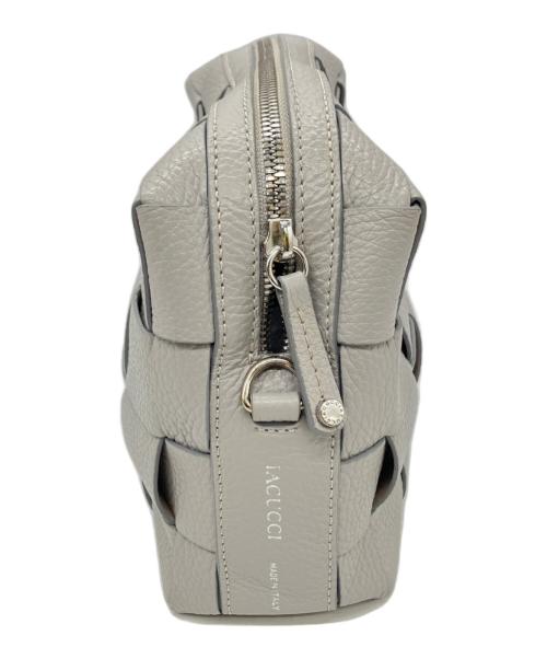 IACUCCI（イアクッチ）IACUCCI (イアクッチ) レザーショルダーバッグ ベルタ ライトグレーS CERVO  ライトグレーの古着・服飾アイテム