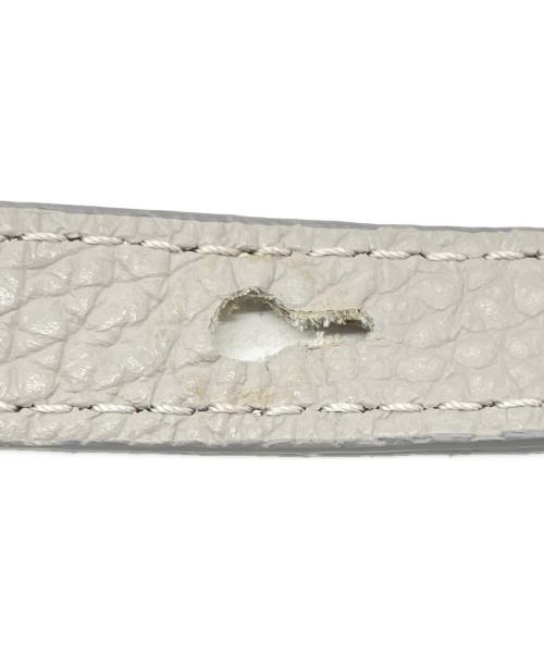 IACUCCI（イアクッチ）IACUCCI (イアクッチ) レザーショルダーバッグ ベルタ ライトグレーS CERVO  ライトグレーの古着・服飾アイテム