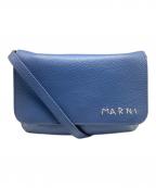 MARNIマルニ）の古着「POCHETTE ショルダーバッグ」｜ブルー
