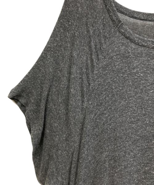 Y's（ワイズ）Y's (ワイズ) レーヨンリネンニットワンピース グレー サイズ:2の古着・服飾アイテム
