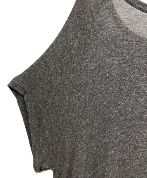 Y's（ワイズ）Y's (ワイズ) レーヨンリネンニットワンピース グレー サイズ:2の古着・服飾アイテム