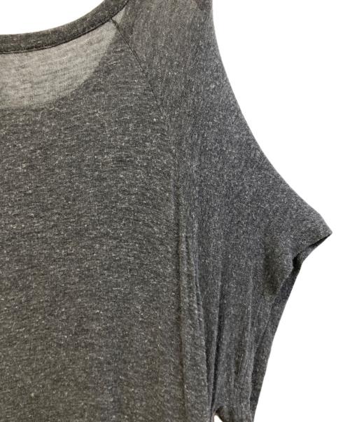 Y's（ワイズ）Y's (ワイズ) レーヨンリネンニットワンピース グレー サイズ:2の古着・服飾アイテム