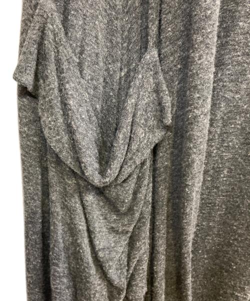 Y's（ワイズ）Y's (ワイズ) レーヨンリネンニットワンピース グレー サイズ:2の古着・服飾アイテム