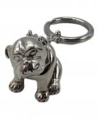 ALFRED DUNHILLアルフレッド・ダンヒル）の古着「ブルドッグ キーフォブ」｜シルバーカラー