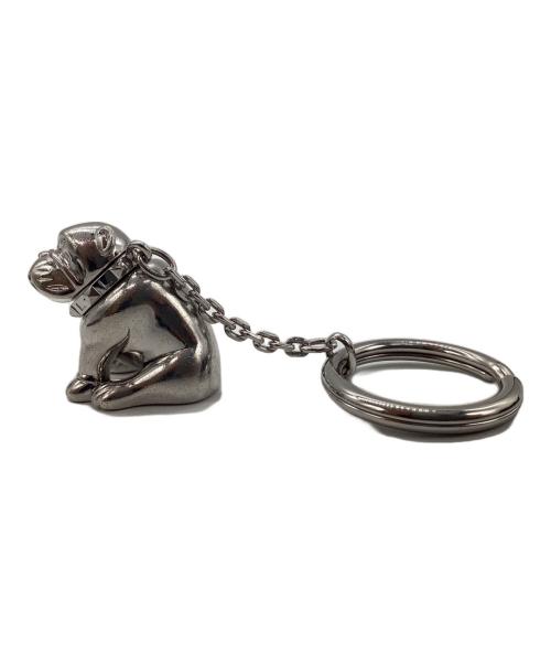 ALFRED DUNHILL（アルフレッド・ダンヒル）ALFRED DUNHILL (アルフレッド・ダンヒル) ブルドッグ キーフォブ シルバーカラーの古着・服飾アイテム