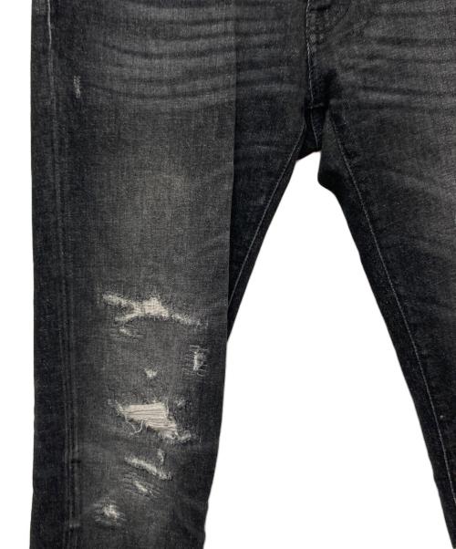 PT TORINO（ピーティートリノ）PT TORINO (ピーティートリノ) 加工デニムパンツ ブラック サイズ:31の古着・服飾アイテム