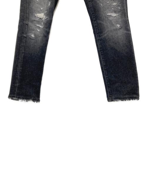 PT TORINO（ピーティートリノ）PT TORINO (ピーティートリノ) 加工デニムパンツ ブラック サイズ:31の古着・服飾アイテム