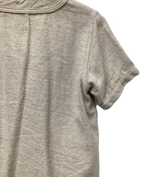 VISVIM（ビズビム）VISVIM (ビズビム) DUGOUT SHIRT S/S WOOL/LINEN ベージュ サイズ:3の古着・服飾アイテム