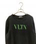 中古・古着 VALENTINO (ヴァレンティノ) スウェットシャツ ブラック サイズ:L：12000円