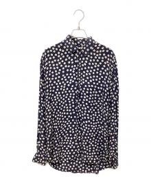 Saint Laurent Paris（サンローランパリ）の古着「シルクシャツ」｜ネイビー