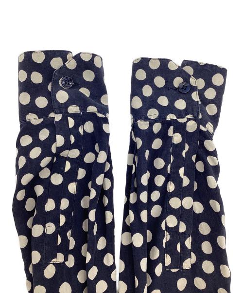 Saint Laurent Paris（サンローランパリ）Saint Laurent Paris (サンローランパリ) シルクシャツ ネイビー サイズ:37の古着・服飾アイテム