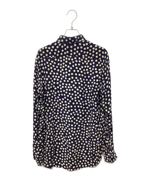 Saint Laurent Paris（サンローランパリ）Saint Laurent Paris (サンローランパリ) シルクシャツ ネイビー サイズ:37の古着・服飾アイテム