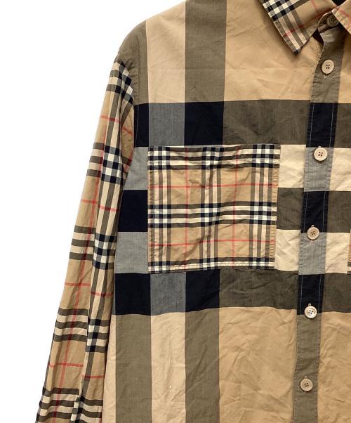 BURBERRY（バーバリー）BURBERRY (バーバリー) ロングスリーブノバチェックシャツ ベージュ サイズ:Mの古着・服飾アイテム