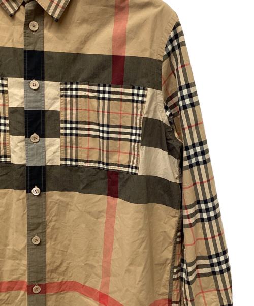BURBERRY（バーバリー）BURBERRY (バーバリー) ロングスリーブノバチェックシャツ ベージュ サイズ:Mの古着・服飾アイテム