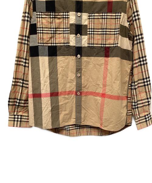 BURBERRY（バーバリー）BURBERRY (バーバリー) ロングスリーブノバチェックシャツ ベージュ サイズ:Mの古着・服飾アイテム