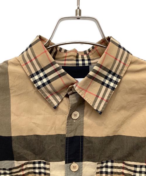 BURBERRY（バーバリー）BURBERRY (バーバリー) ロングスリーブノバチェックシャツ ベージュ サイズ:Mの古着・服飾アイテム