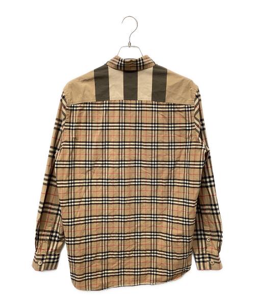 BURBERRY（バーバリー）BURBERRY (バーバリー) ロングスリーブノバチェックシャツ ベージュ サイズ:Mの古着・服飾アイテム