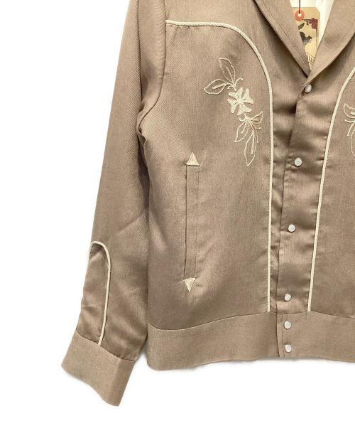 GANGSTERVILLE（ギャングスタービル）GANGSTERVILLE (ギャングスタービル) DJANGO-JACKET ブラウン サイズ:Sの古着・服飾アイテム