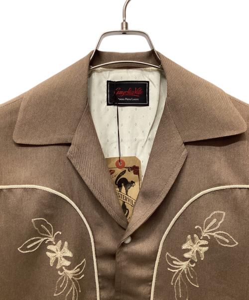 GANGSTERVILLE（ギャングスタービル）GANGSTERVILLE (ギャングスタービル) DJANGO-JACKET ブラウン サイズ:Sの古着・服飾アイテム