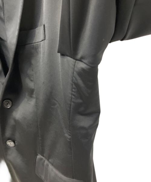 EMPORIO ARMANI（エンポリオ アルマーニ）EMPORIO ARMANI (エンポリオ アルマーニ) ナイロンテーラードジャケット ブラック サイズ:XLの古着・服飾アイテム