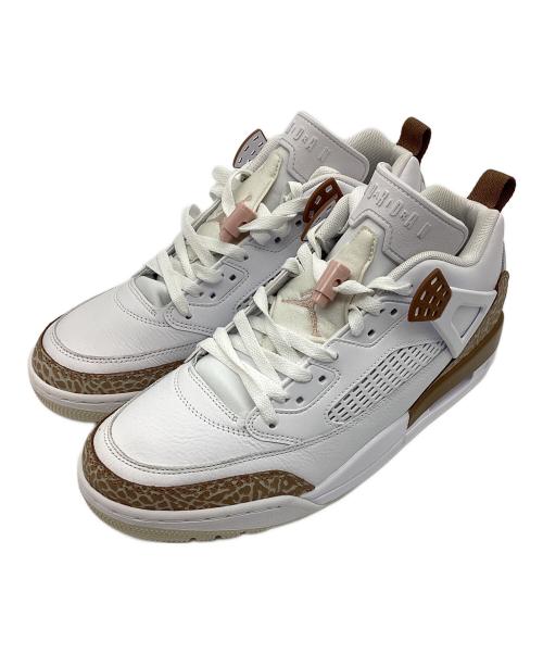 NIKE（ナイキ）NIKE (ナイキ) JORDAN BRAND JORDAN SPIZIKE LOW（ジョーダン ブランド ジョーダン スパイジーク ロー） ホワイト×ブラウン サイズ:US11の古着・服飾アイテム