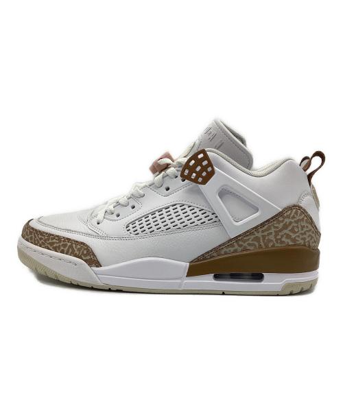 NIKE（ナイキ）NIKE (ナイキ) JORDAN BRAND JORDAN SPIZIKE LOW（ジョーダン ブランド ジョーダン スパイジーク ロー） ホワイト×ブラウン サイズ:US11の古着・服飾アイテム