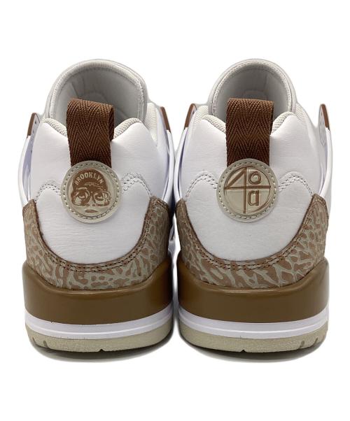 NIKE（ナイキ）NIKE (ナイキ) JORDAN BRAND JORDAN SPIZIKE LOW（ジョーダン ブランド ジョーダン スパイジーク ロー） ホワイト×ブラウン サイズ:US11の古着・服飾アイテム