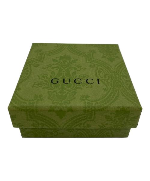 GUCCI（グッチ）GUCCI (グッチ) ロゴペンダントネックレス シルバーカラー×ブラックの古着・服飾アイテム